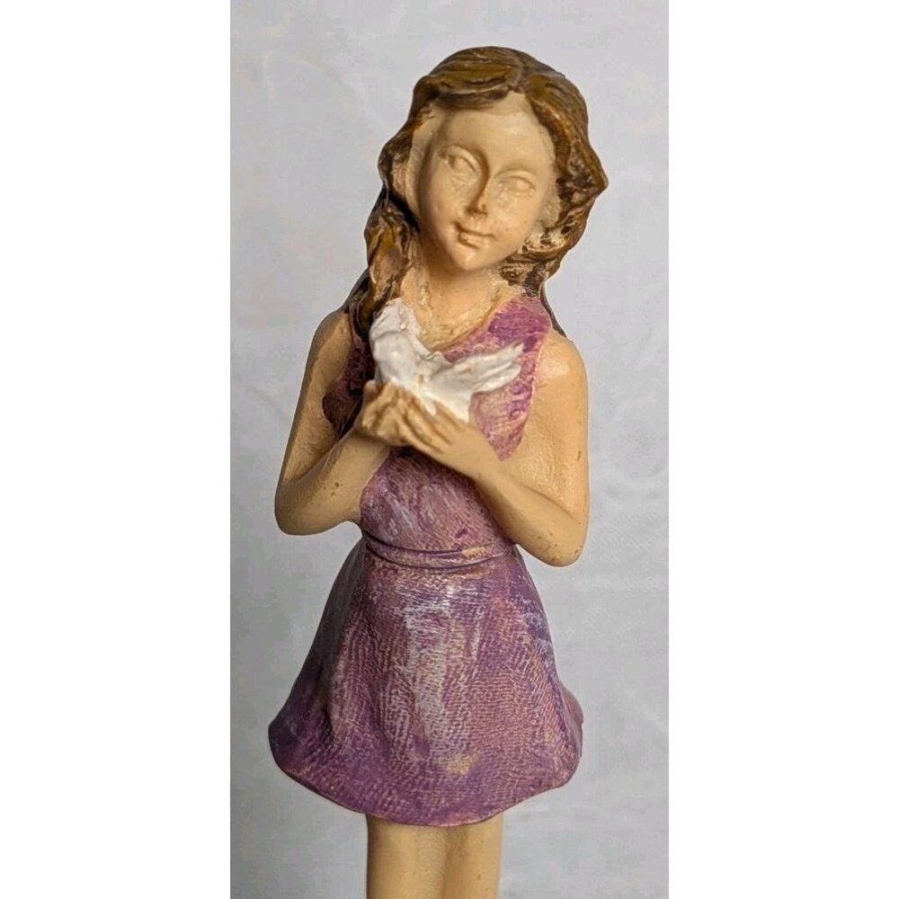 5 Miniature Fairy Garden Figurines Fox Lamb Fairies Animals Cottagecore Set READ - Picture 8 of 16